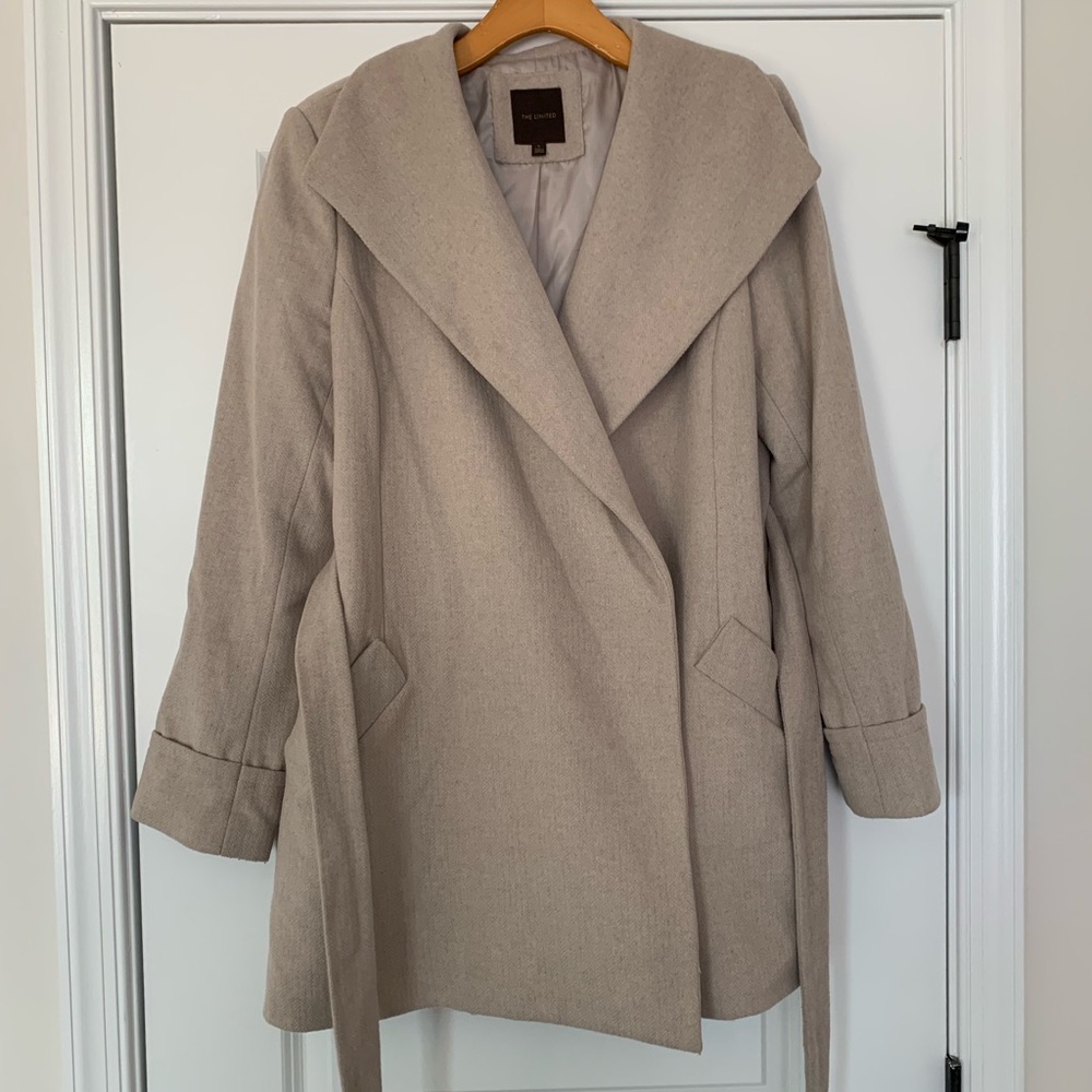 Tan pea coat